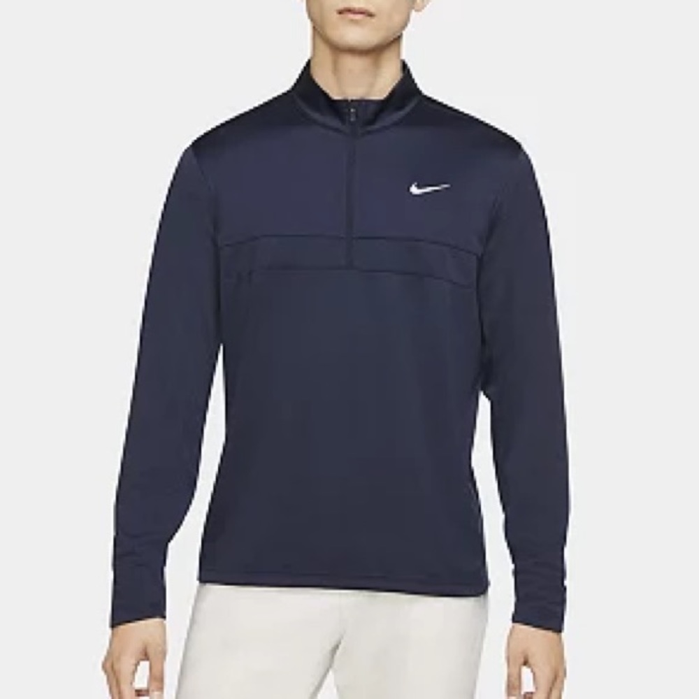 Nike Men’s Half Zip Golf Pullover Lightweight Jacket NWT Small Navy Blue